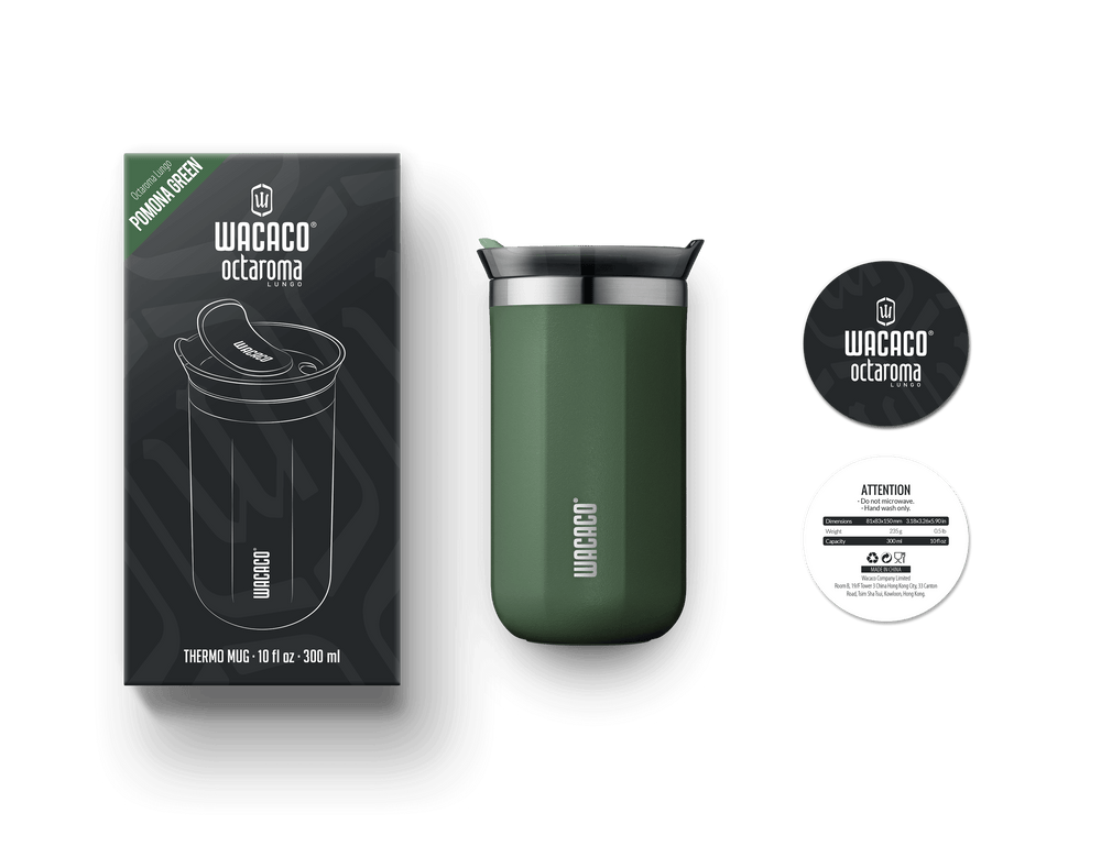 Wacaco Octaroma Lungo Pomona Green with box