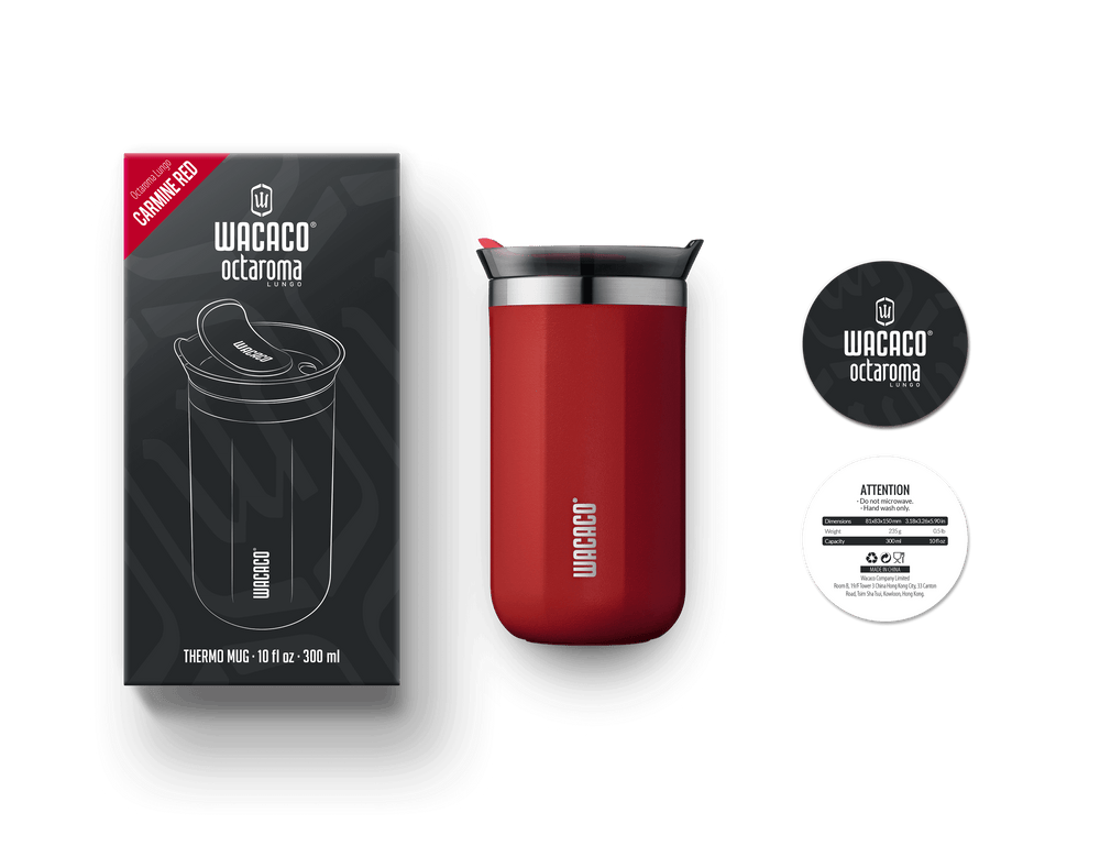 Wacaco Octaroma Lungo Carmine Red with box