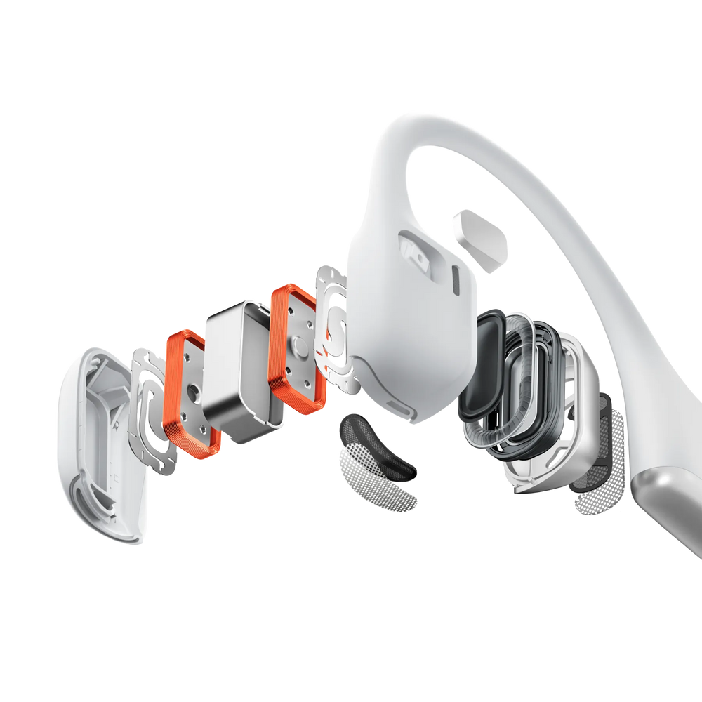Shokz OpenRun Pro 2 Silver - angled view