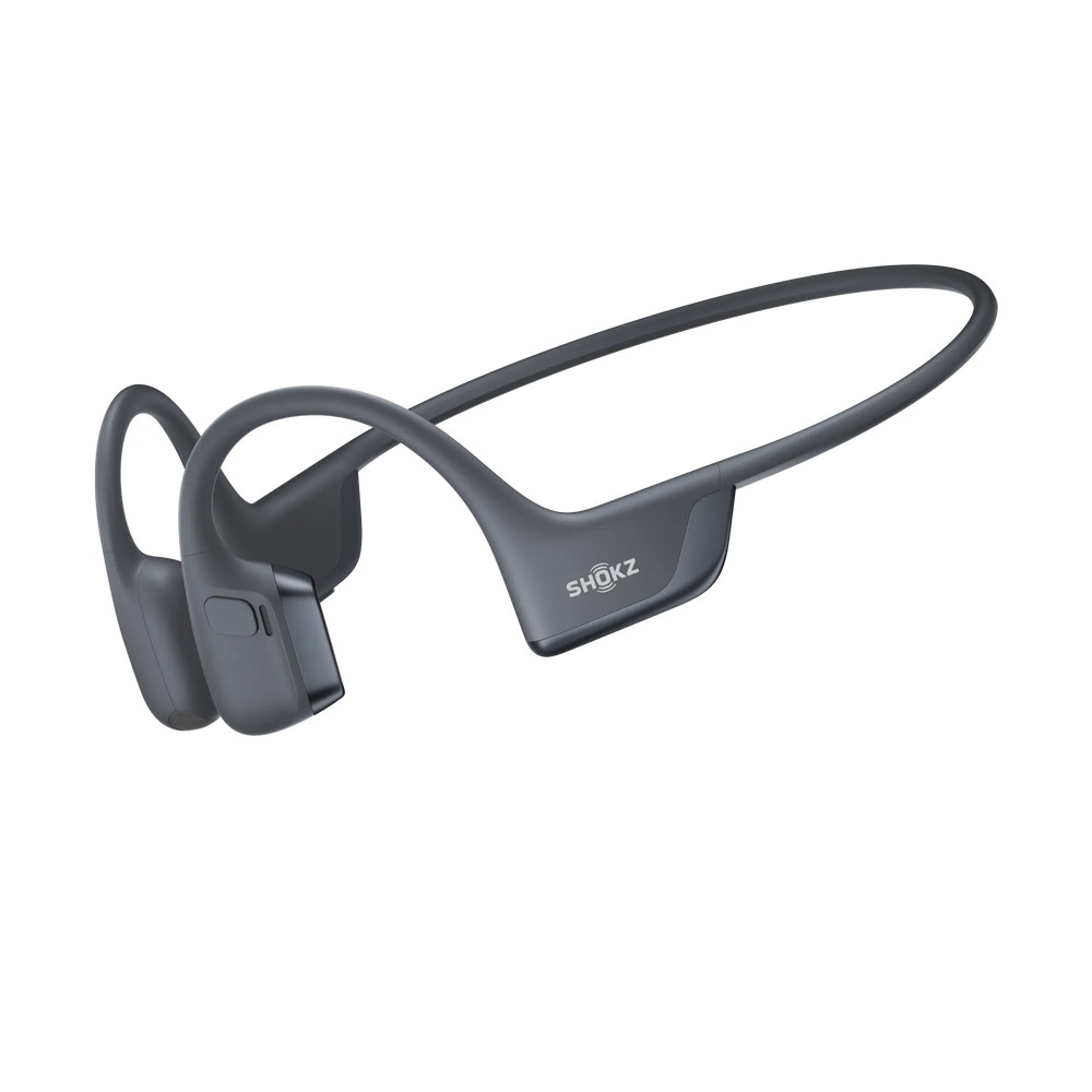 Shokz OpenRun Pro 2 Black bone conduction headphones - front view