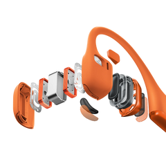Shokz OpenRun Pro 2 Orange - angled view