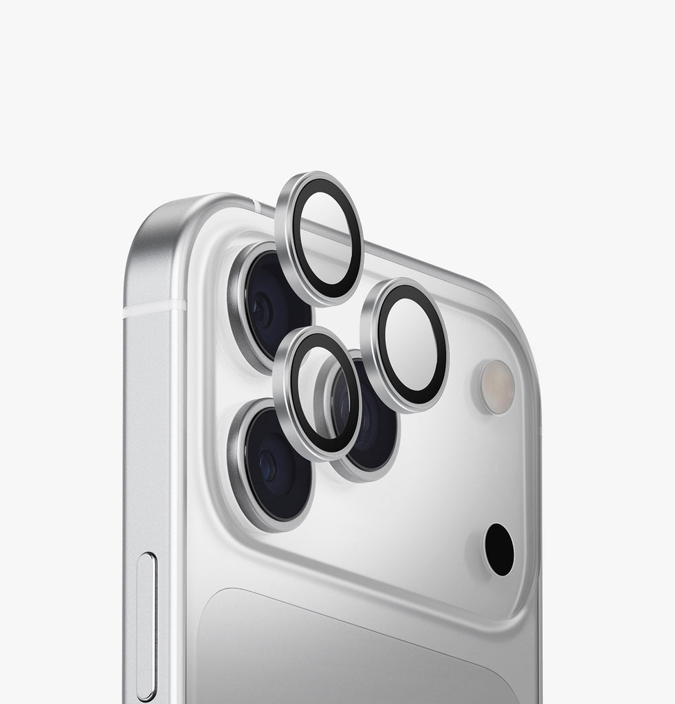 UNIQ Optix AluGuard Aluminium Camera Lens Protector - Sterling Silver