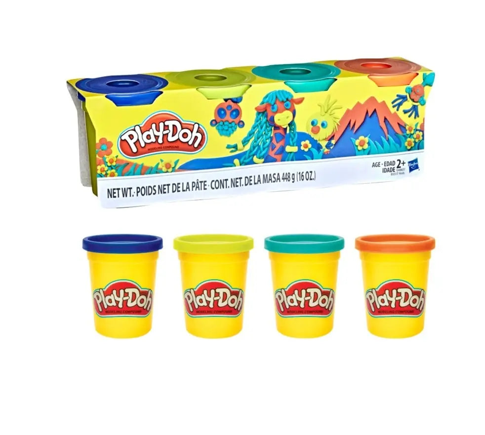 Play-Doh Wild Color Set- 4 Cans