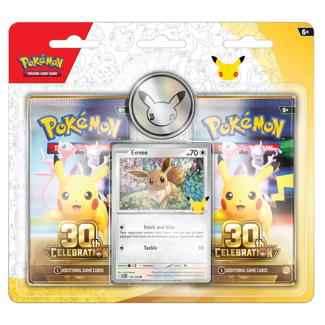 Pokémon TCG 30th Celebration 2-Pack Blister – front