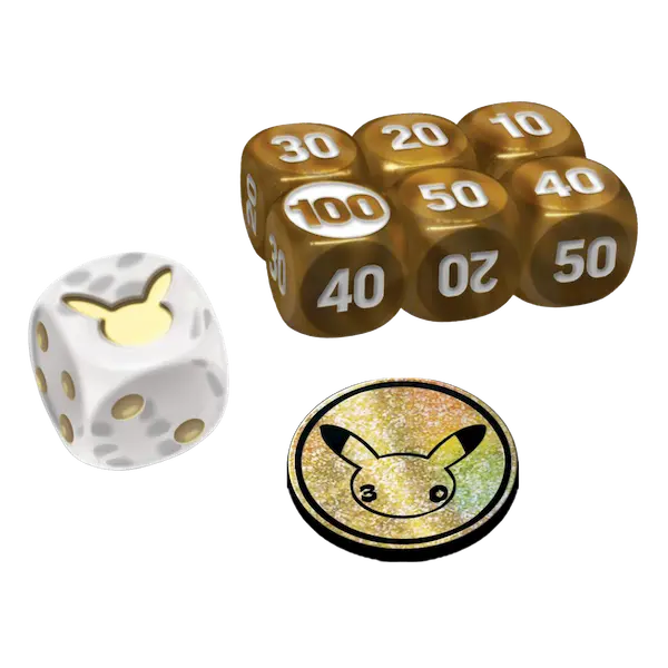 Pokémon TCG 30th Celebration Elite Trainer Box – dice set