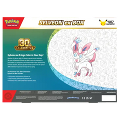 Pokémon TCG 30th Celebration Sylveon ex Box – back of box