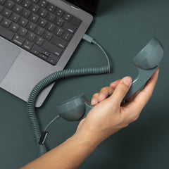 Native Union POP Phone in use