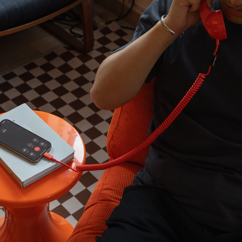 Native Union POP Phone in use