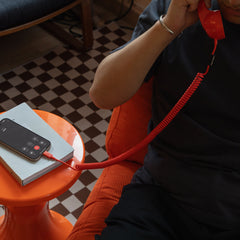 Native Union POP Phone in use