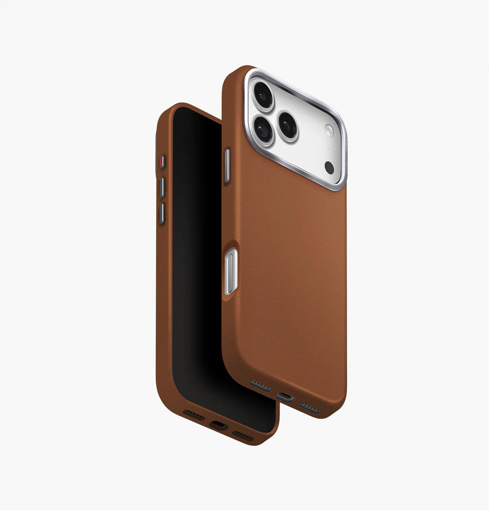UNIQ Lyden Premium Leatherette Case for 17 Pro Max - Caramel UNIQ Lyden Premium Leatherette Case for 17 Pro Max - Caramel
