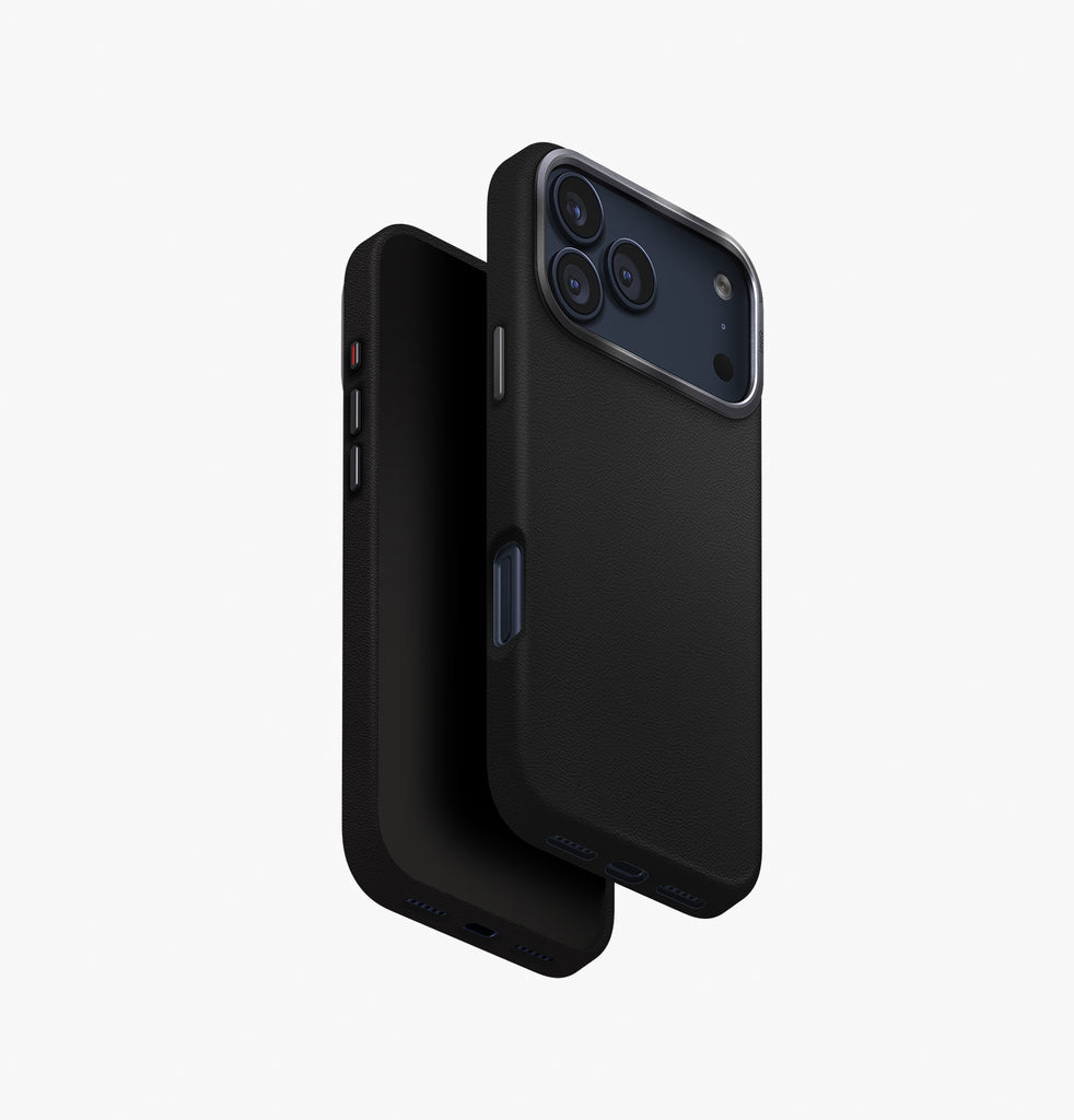 UNIQ Lyden Premium Leatherette Case 17 Pro - Dallas Black
