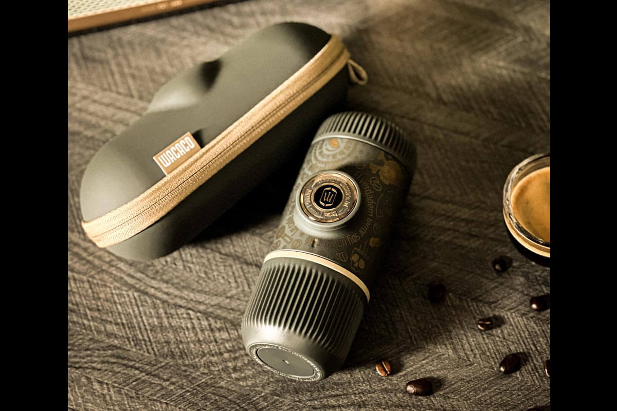 WACACO NANOPRESSO DARK SOULS - Grey + Case WACACO NANOPRESSO DARK SOULS - Grey + Case