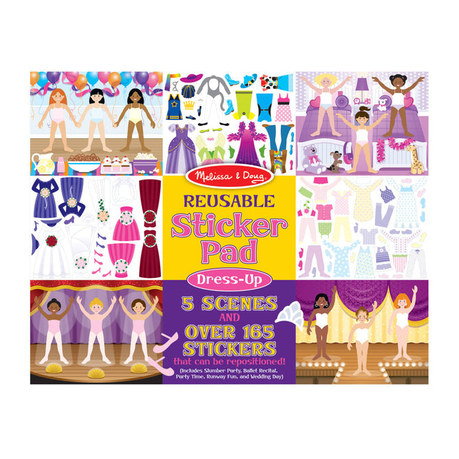 Reuseable Sticker Pad-Dress Up