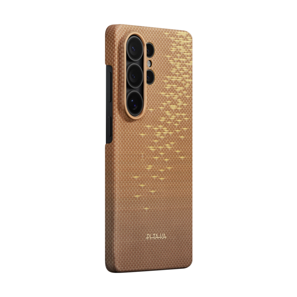 Glints of Gold Edge Case for Samsung S26 ultra（Golden Glint）
