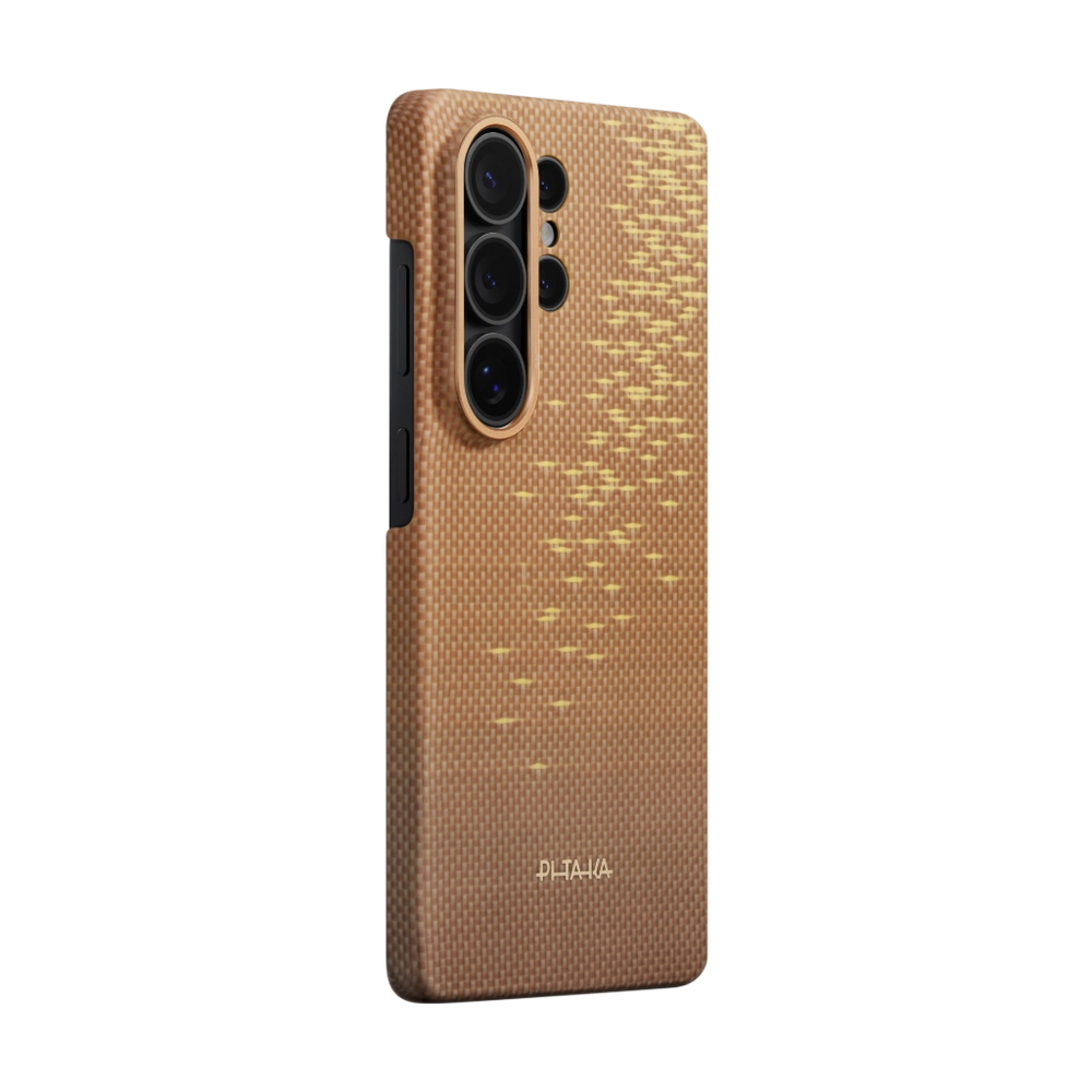 Glints of Gold Edge Case for Samsung S26 ultra（Golden Glint）