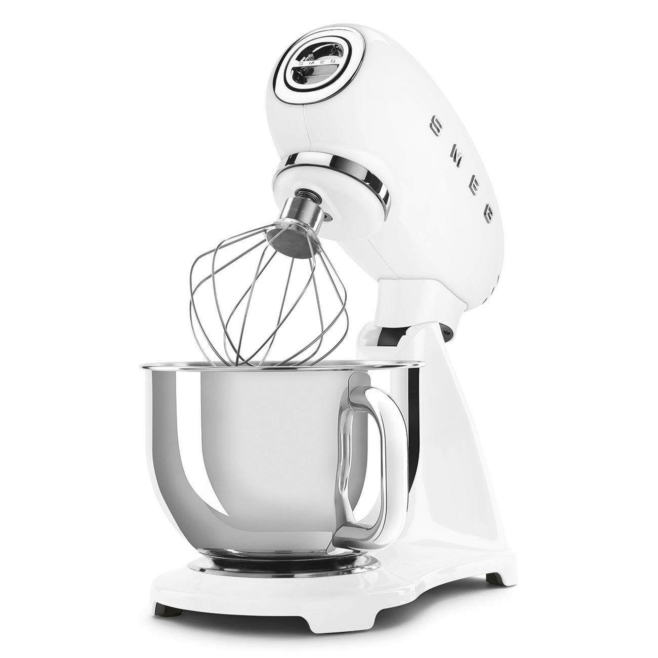 Smeg Stand Mixer 50's Style Aesthetic - White