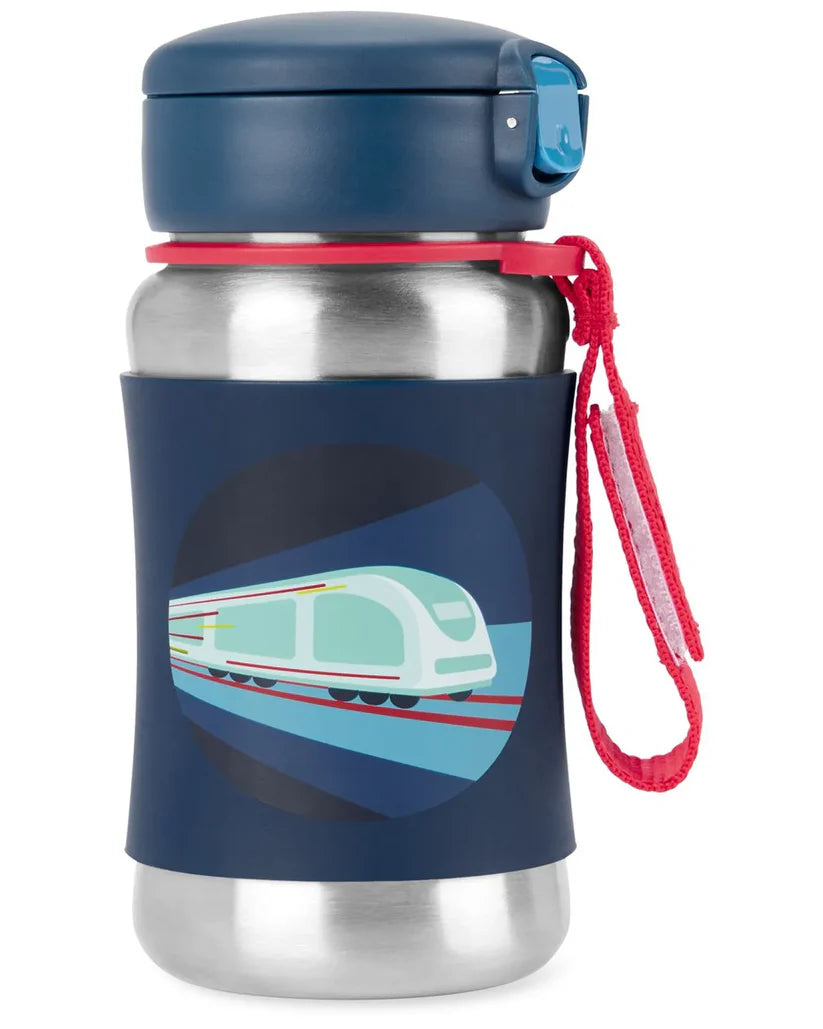 Spark Style Stainless Steel Straw Bottle - Train Spark Style Stainless Steel Straw Bottle - Train