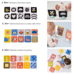 TAF TOYS My 1st Tummy-Time Cards