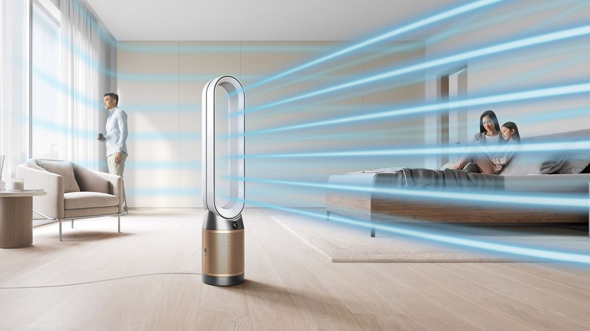 Dyson Purifier Cool Formaldehyde TP09 purifying fan - Nickel/Gold