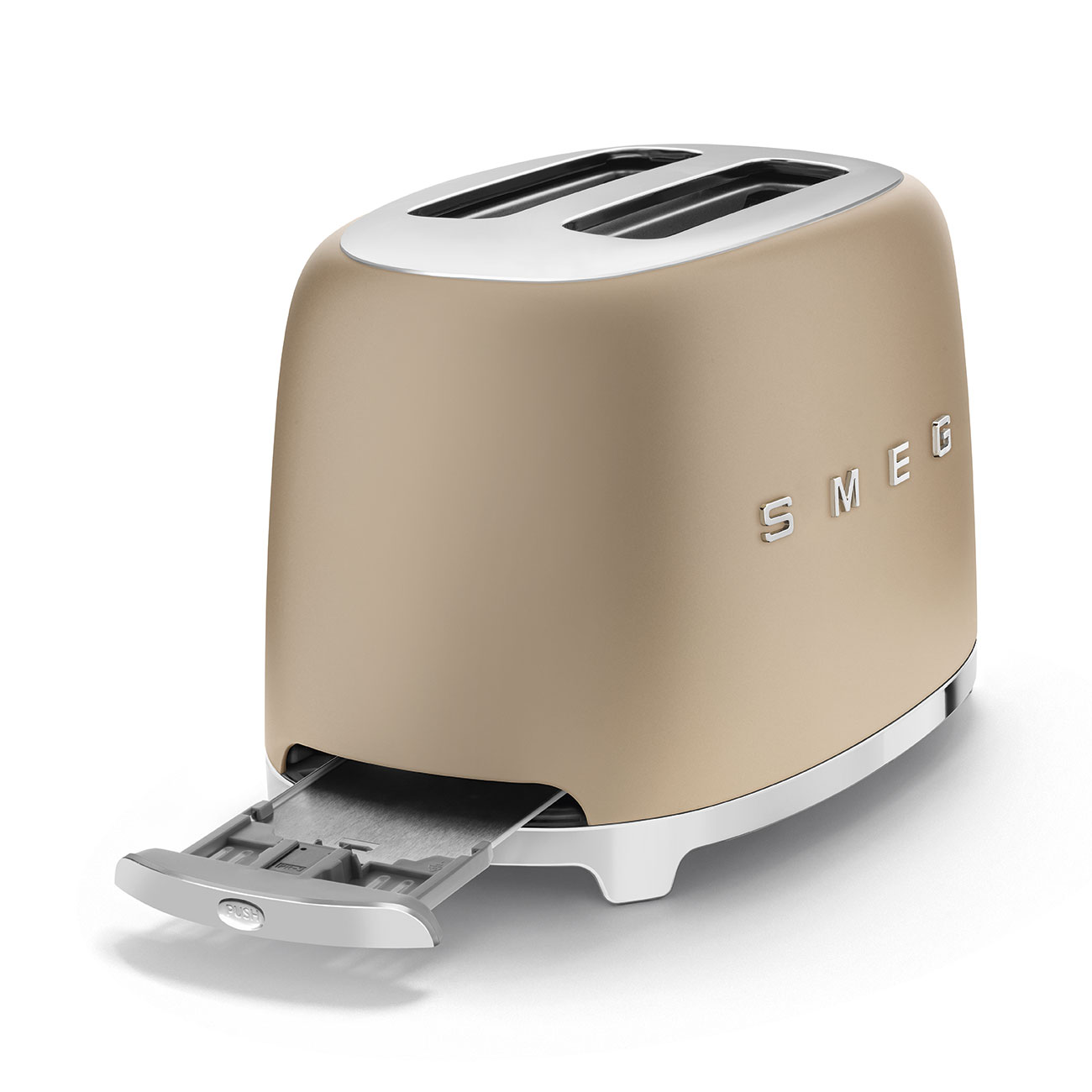 Smeg 2-Slice Toaster 50's Style Aesthetic - Chrome