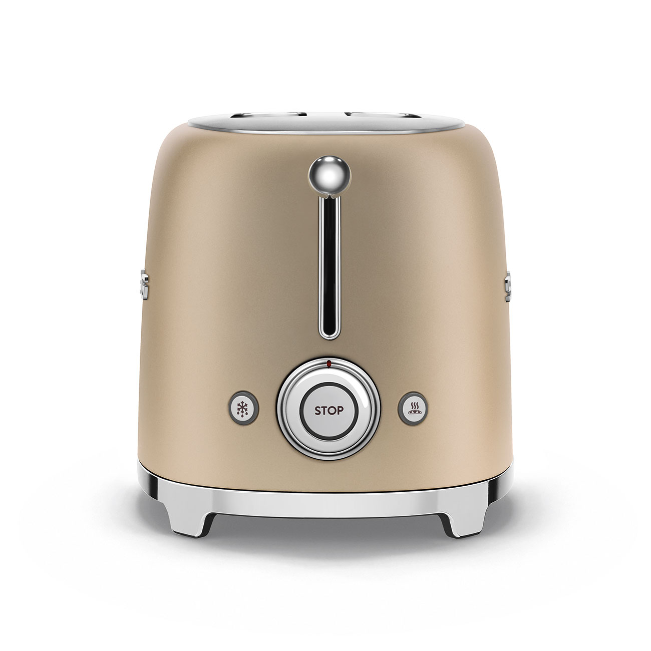 Smeg 2-Slice Toaster 50's Style Aesthetic - Chrome