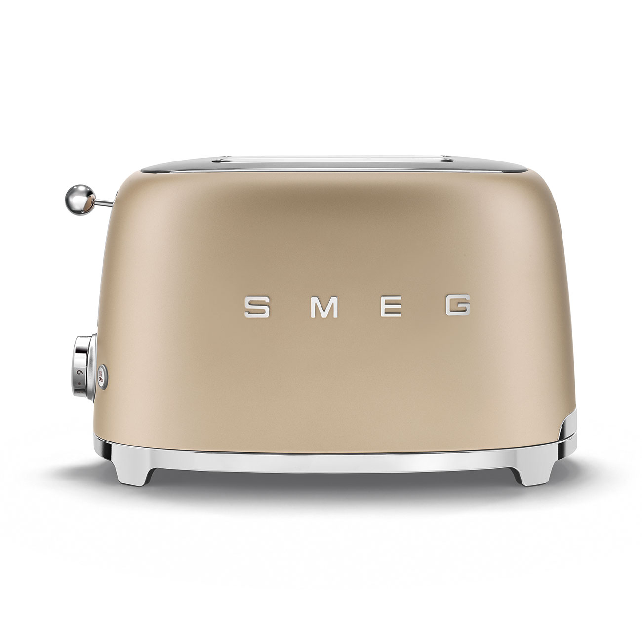 Smeg 2-Slice Toaster 50's Style Aesthetic - Chrome