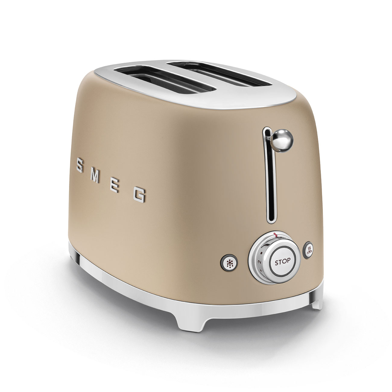 Smeg 2-Slice Toaster 50's Style Aesthetic - Chrome