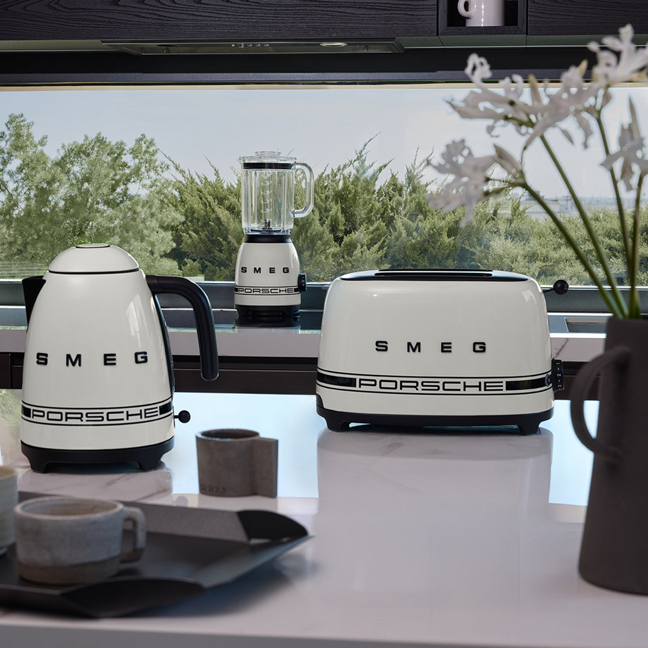 Smeg 2-Slice Toaster 50's Style Aesthetic - Porsche