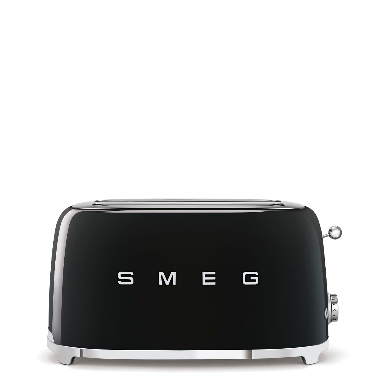 Smeg 4-Slice Toaster 50's Style Aesthetic - Black