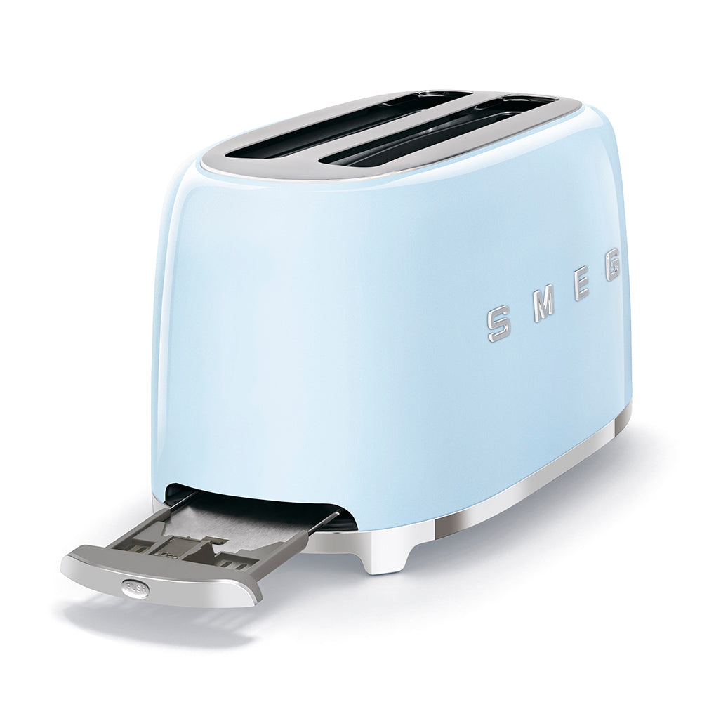 Smeg 4-Slice Toaster 50's Style Aesthetic - Pastel Blue