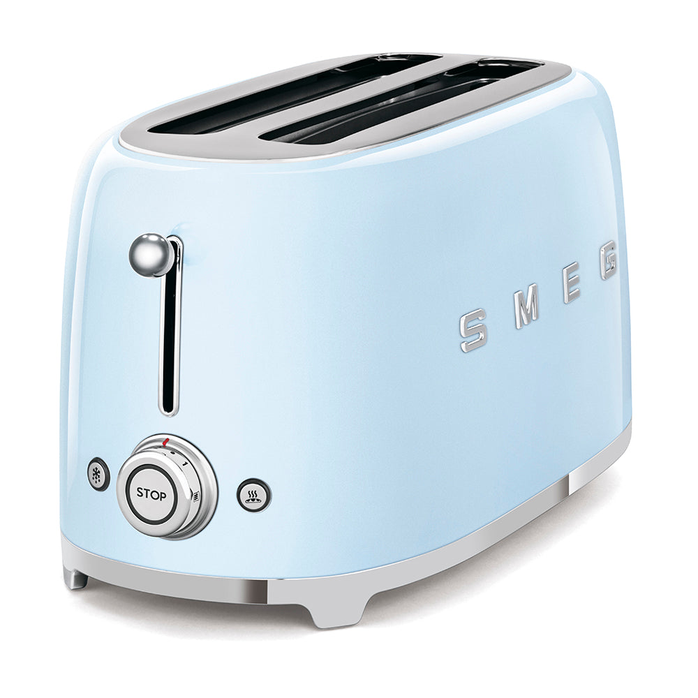 Smeg 4-Slice Toaster 50's Style Aesthetic - Pastel Blue