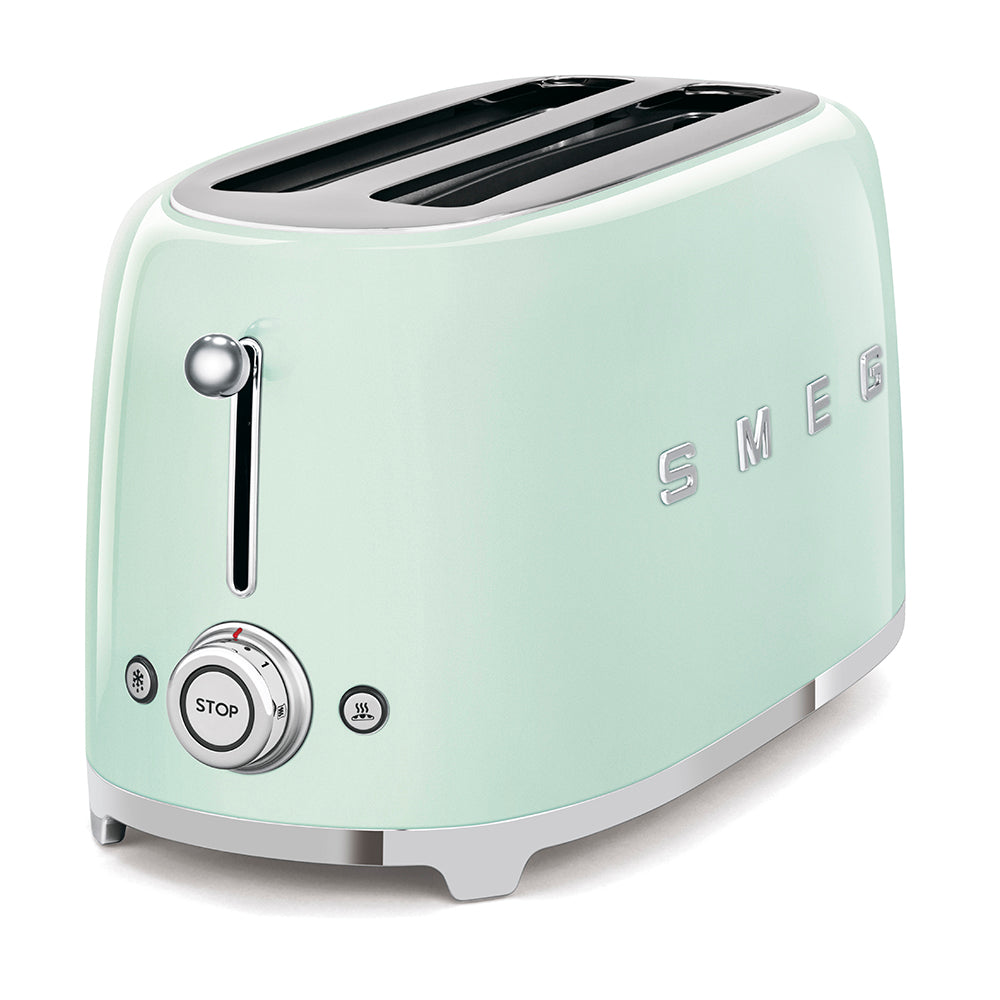 Smeg 4-Slice Toaster 50's Style Aesthetic - Pastel Green