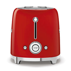 Smeg 4-Slice Toaster 50's Style Aesthetic - Red