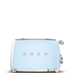 Smeg 4-Slot Wide Toaster 50's Style Aesthetic - Pastel Blue