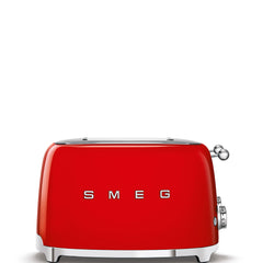 Smeg 4-Slot Wide Toaster 50's Style Aesthetic - Red