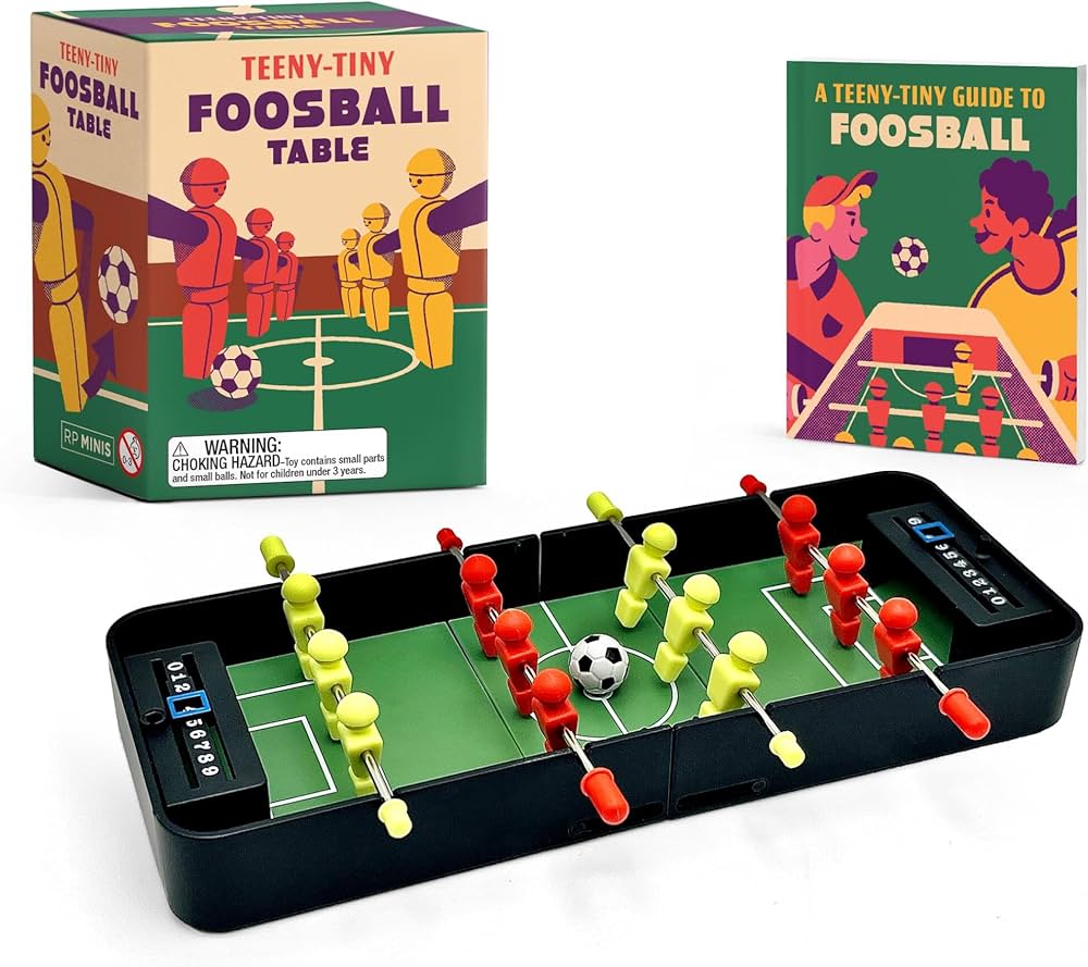 Teeny-Tiny Foosball Table : Let's Roll!