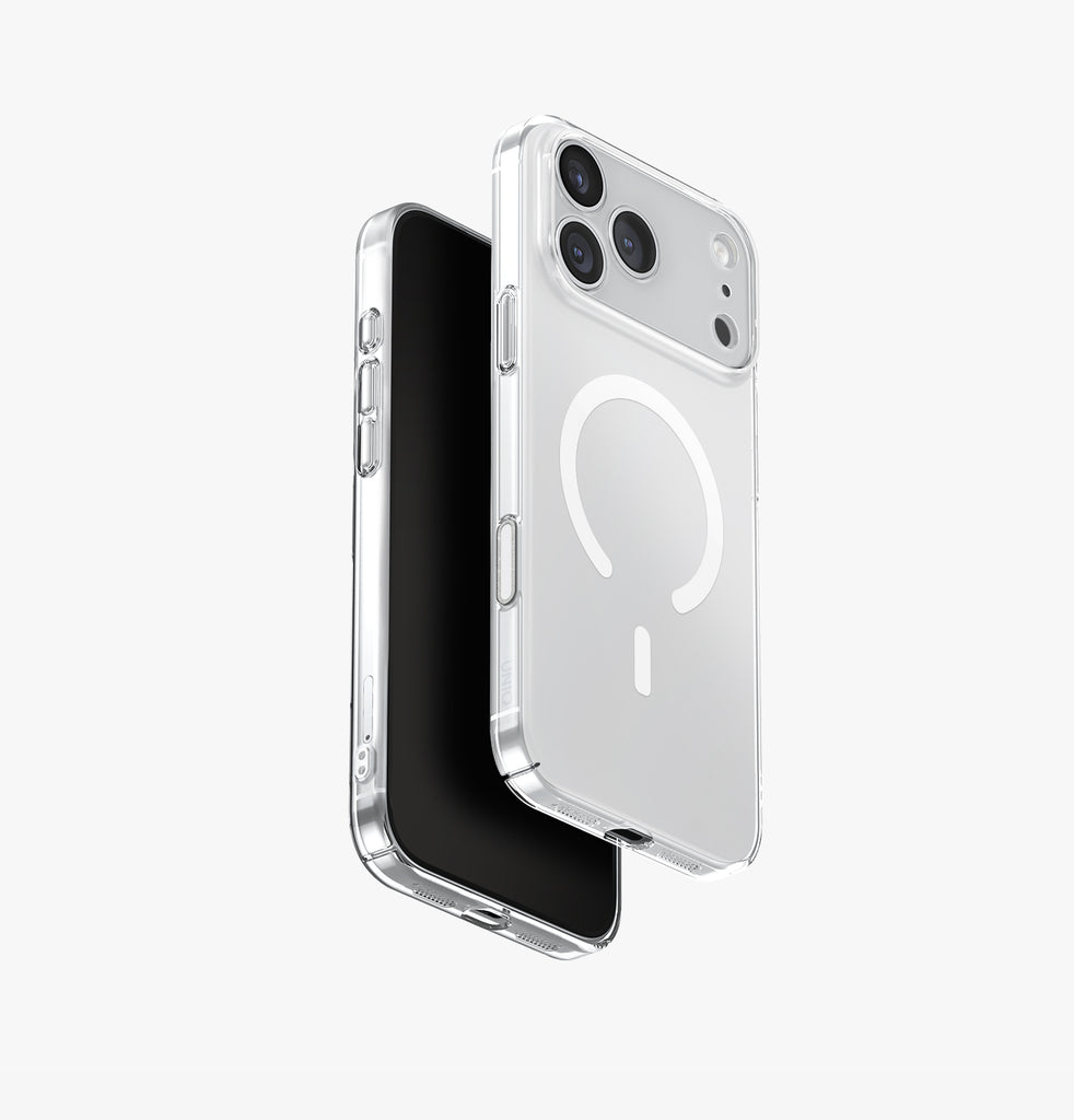 UNIQ AirSuit 1.3mm Ultra Slim Case with MagClick™ for iPhone 17 Pro Max - Glossy Clear White