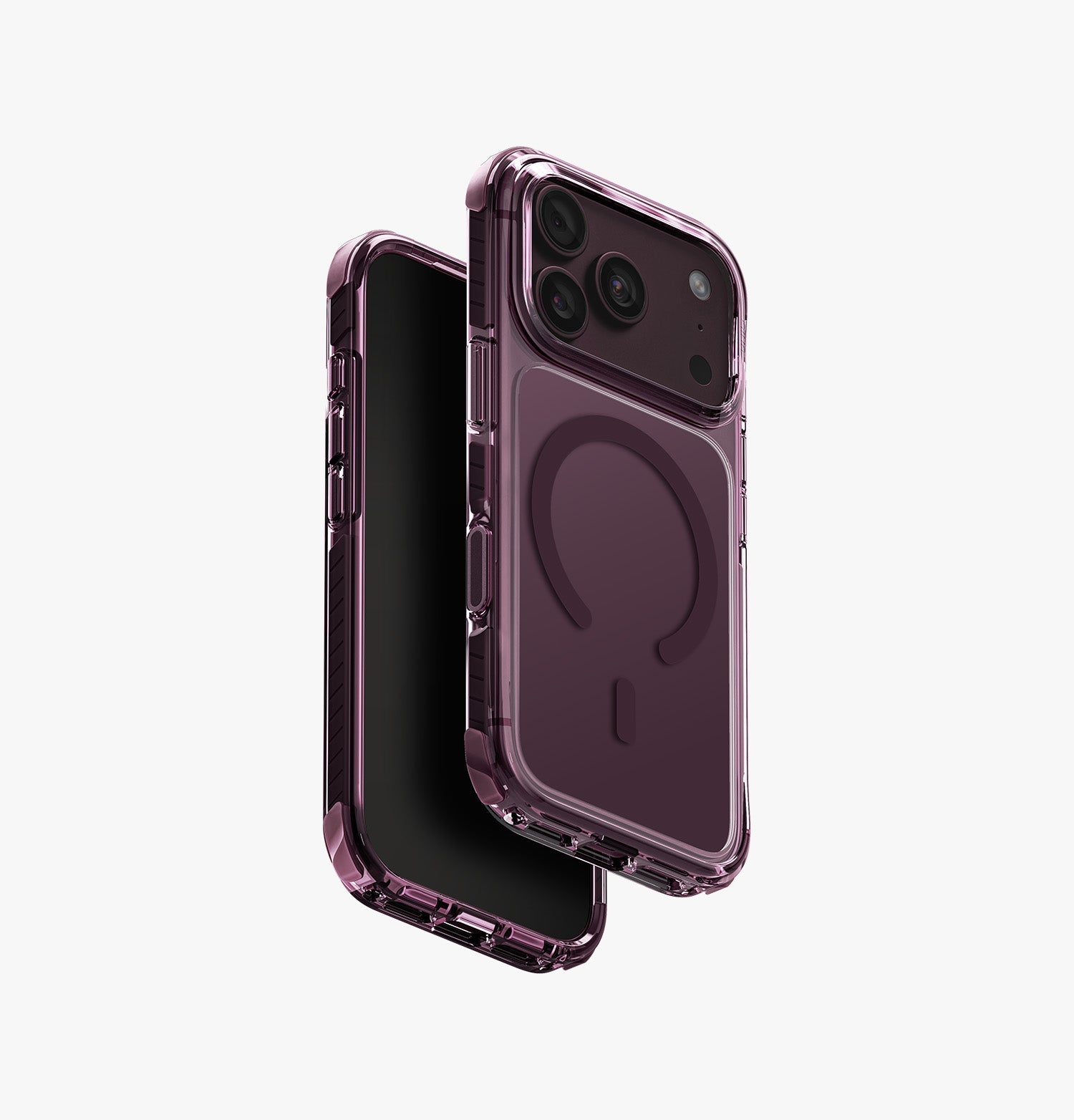 UNIQ Combat MagClick iPhone 18 Pro Case – Deep Burgundy - image 1