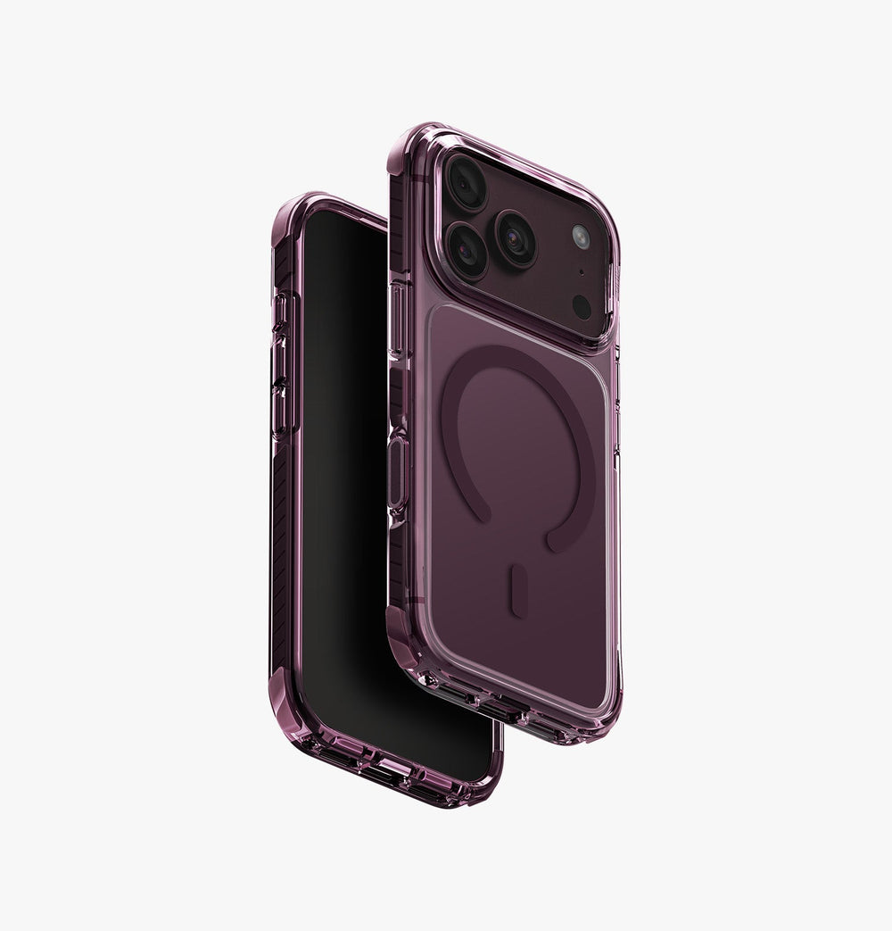 UNIQ Combat MagClick iPhone 18 Pro Case – Deep Burgundy - image 1