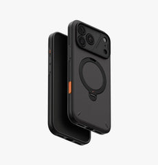 UNIQ Elix 360 Kickstand Leather iPhone 18 Pro Max Case – Charcoal Grey - image 1