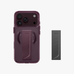 UNIQ Heldro Air MagClick Grip iPhone 18 Pro Case – Velvet Burgundy - image 2