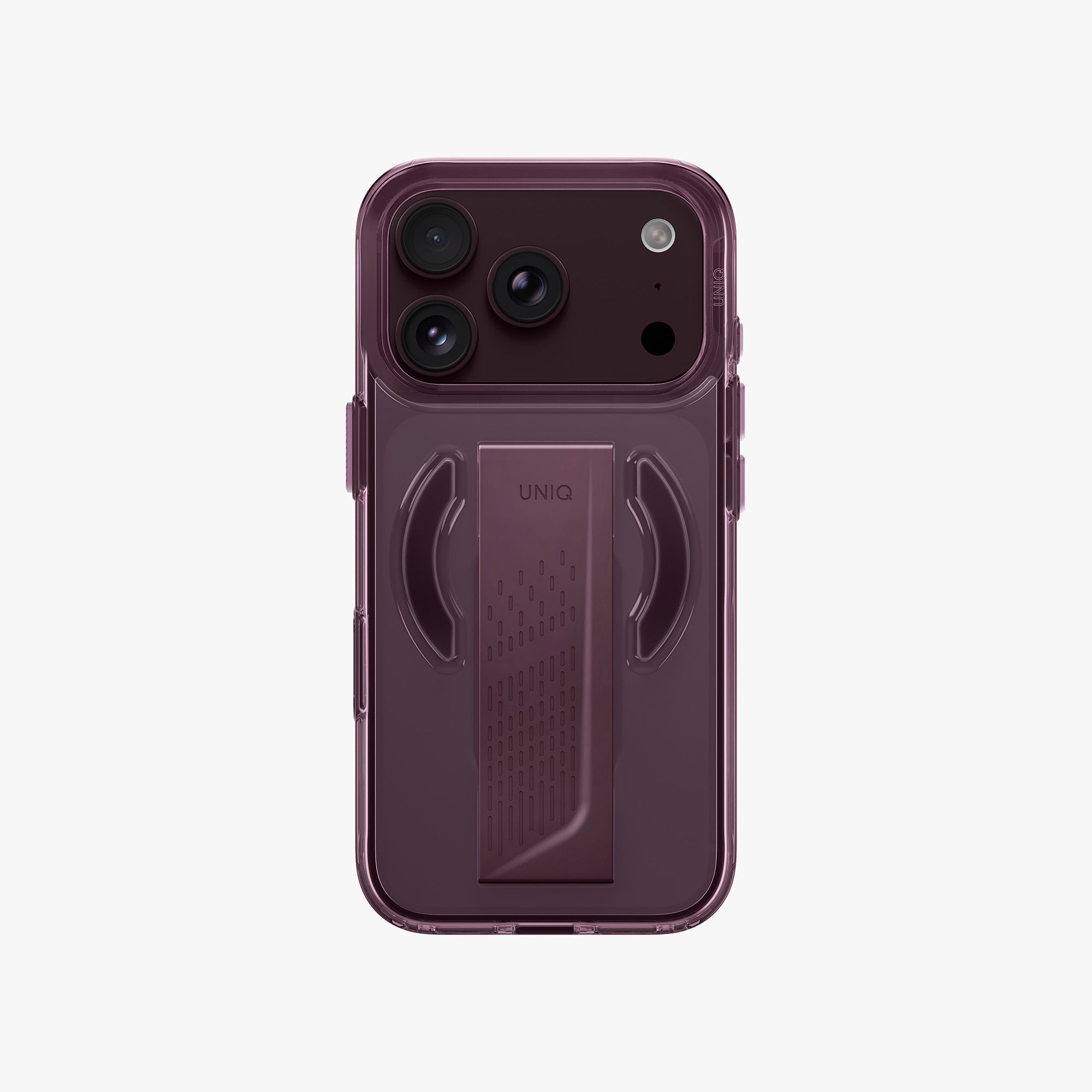 UNIQ Heldro Air MagClick Grip iPhone 18 Pro Case – Velvet Burgundy - image 3