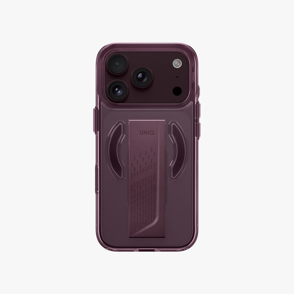UNIQ Heldro Air MagClick Grip iPhone 18 Pro Case – Velvet Burgundy - image 3