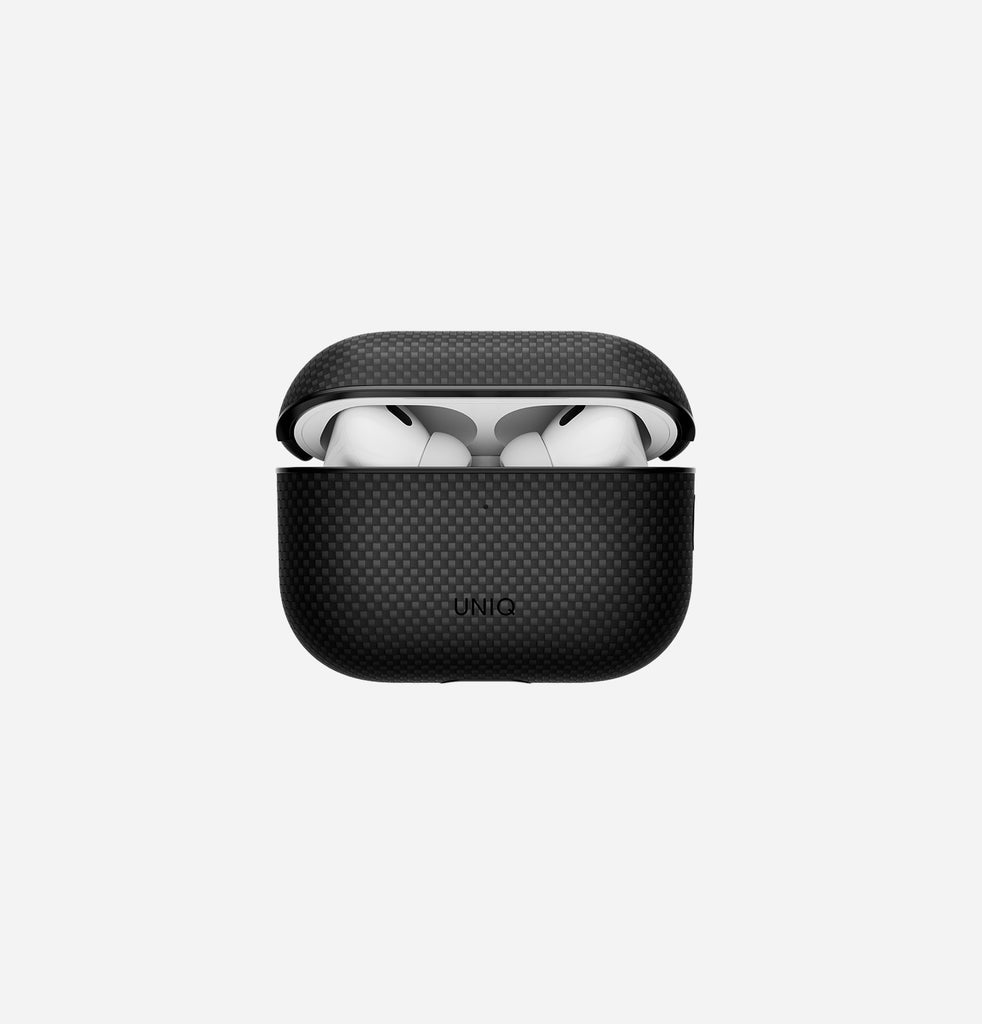UNIQ Keva Prime Aramid Hybrid Case for Airpods Pro - Carbon Black