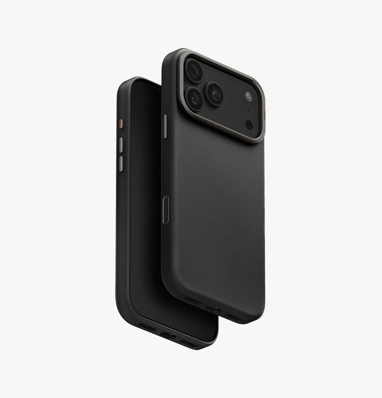 UNIQ Lyden MagClick Vegan Leather iPhone 18 Pro Max Case – Dallas Black - image 1