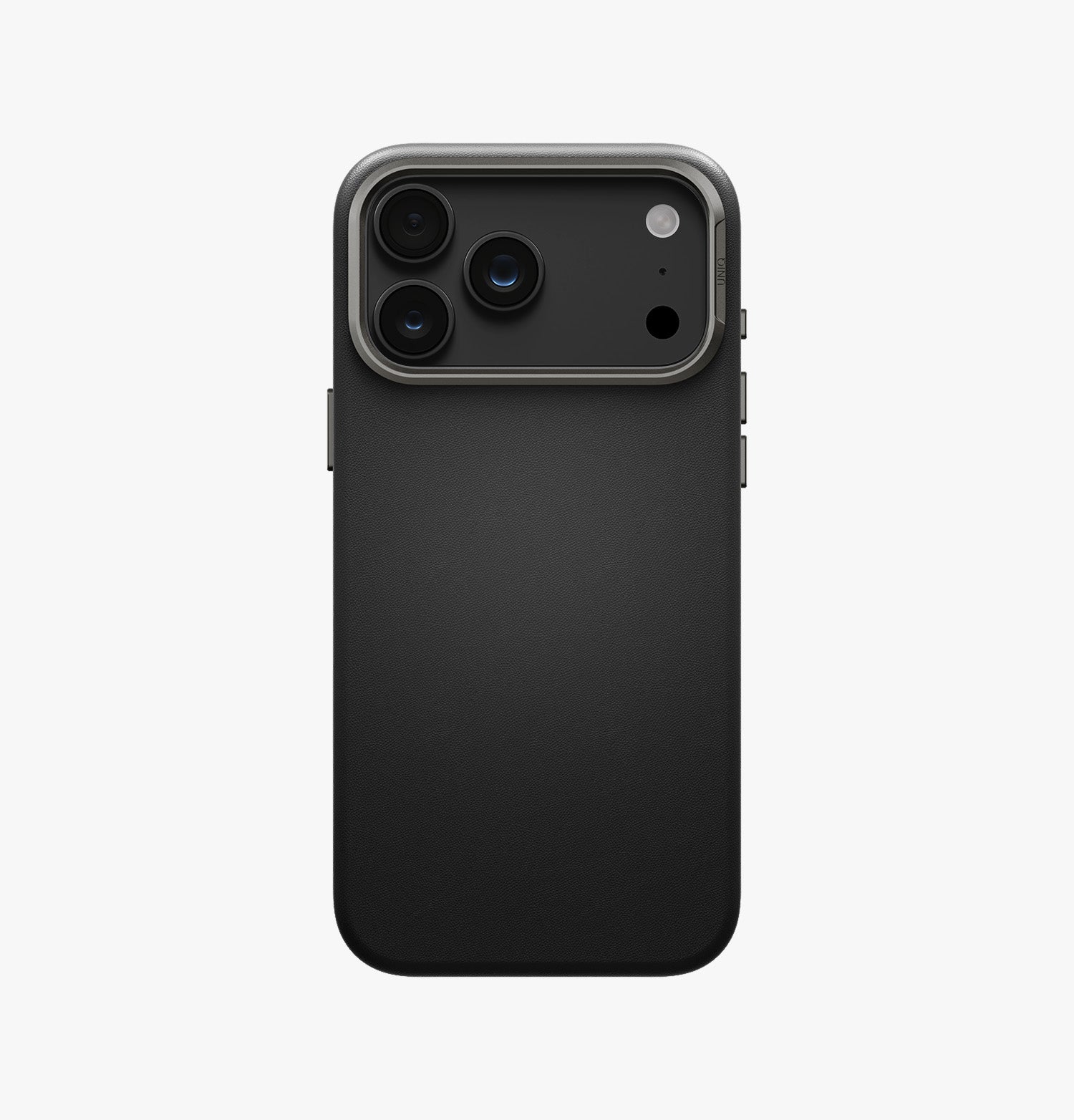 UNIQ Lyden MagClick Vegan Leather iPhone 18 Pro Max Case – Dallas Black - image 2