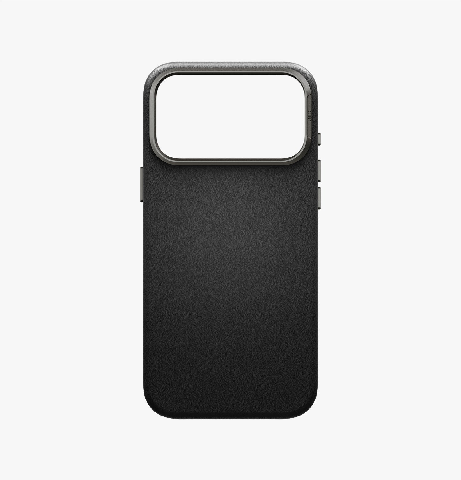 UNIQ Lyden MagClick Vegan Leather iPhone 18 Pro Max Case – Dallas Black - image 5