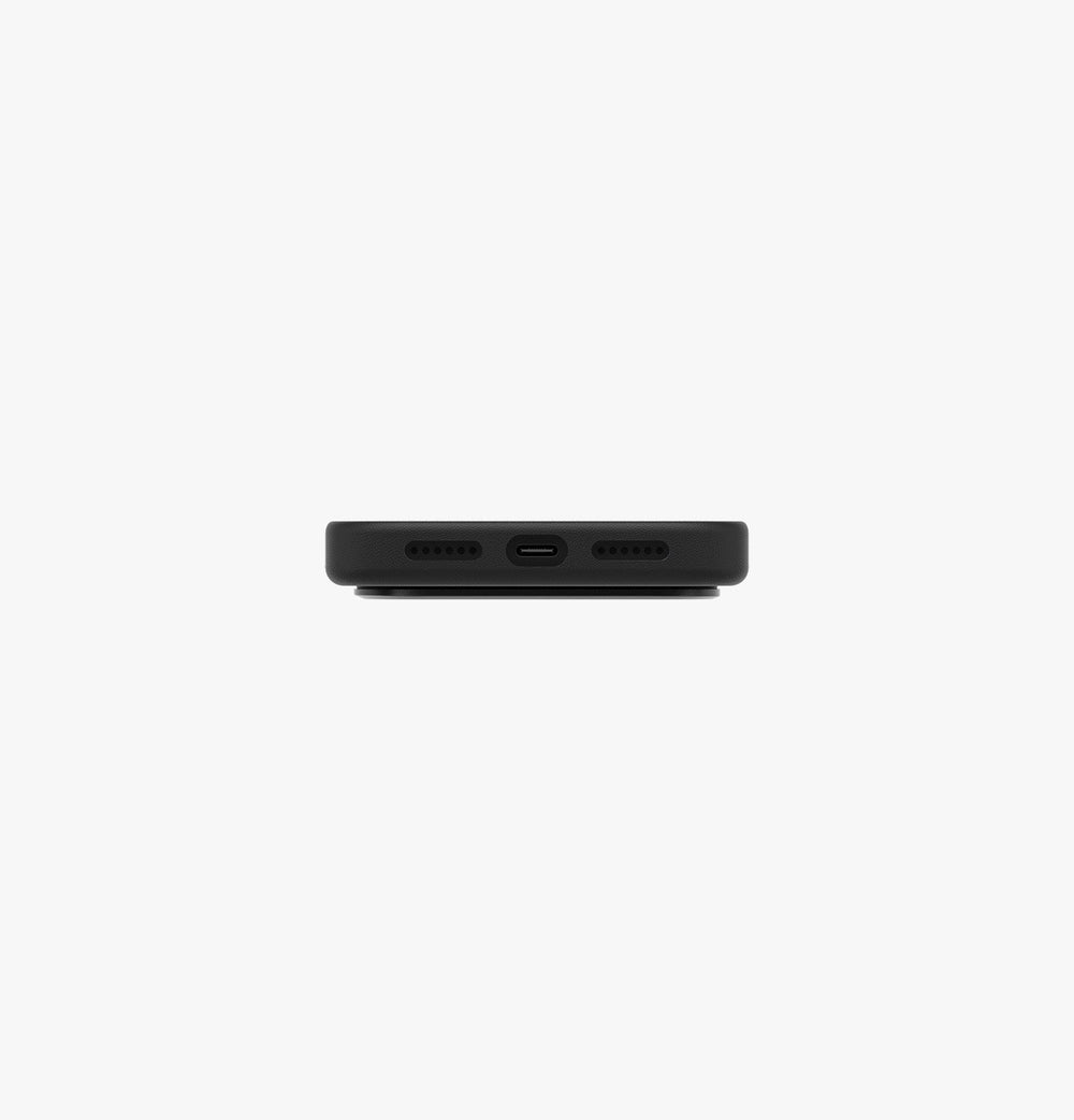 UNIQ Lyden MagClick Vegan Leather iPhone 18 Pro Max Case – Dallas Black - image 4