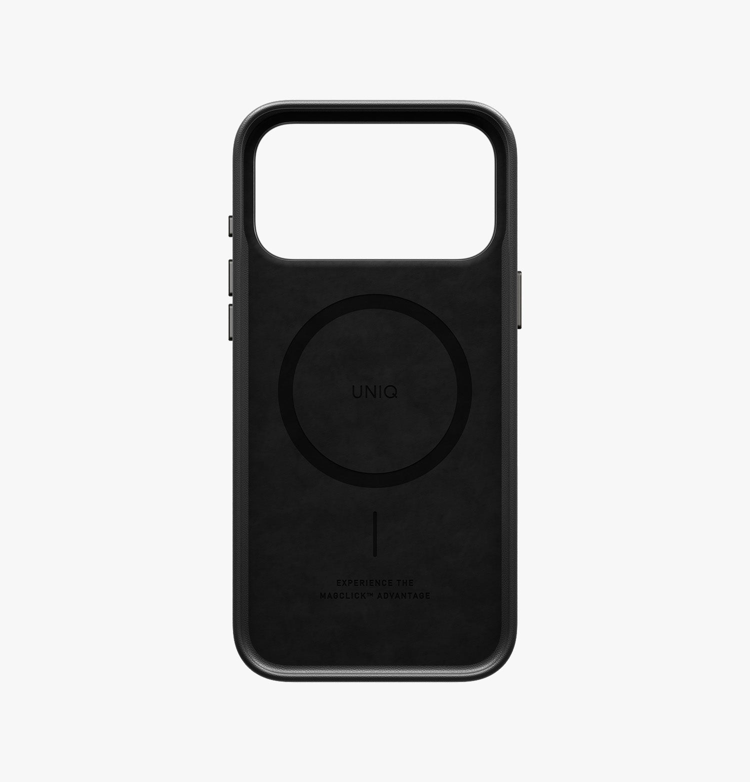 UNIQ Lyden MagClick Vegan Leather iPhone 18 Pro Max Case – Dallas Black - image 6