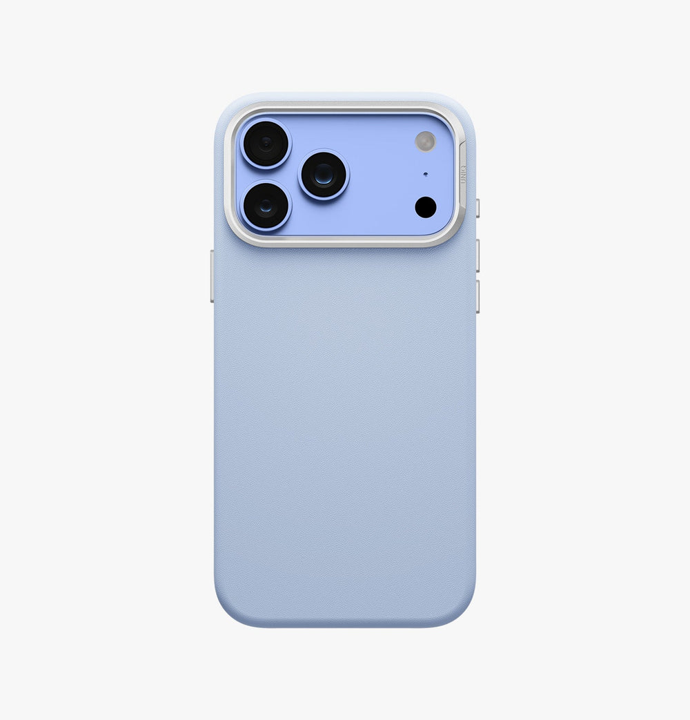 UNIQ Lyden MagClick Vegan Leather iPhone 18 Pro Max Case – Frost Blue - image 2
